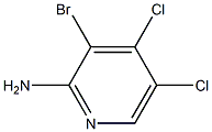 2-Amino-3-bromo-4,5-dichloropyridine Struktur