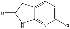 6-Chloro-1,3-dihydro-pyrrolo[2,3-b]pyridin-2-one Struktur