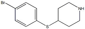 4-(4-Bromo-phenylsulfanyl)-piperidine Struktur