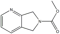 Methyl 5H-pyrrolo[3,4-b]pyridine-6(7H)-carboxylate Struktur