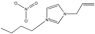 1-Allyl-3-butylimidazolium nitrate Struktur