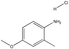 (4-Methoxy-2-methylphenyl)amine hydrochloride Struktur