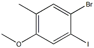 1-Bromo-2-iodo-4-methoxy-5-methyl-benzene Struktur