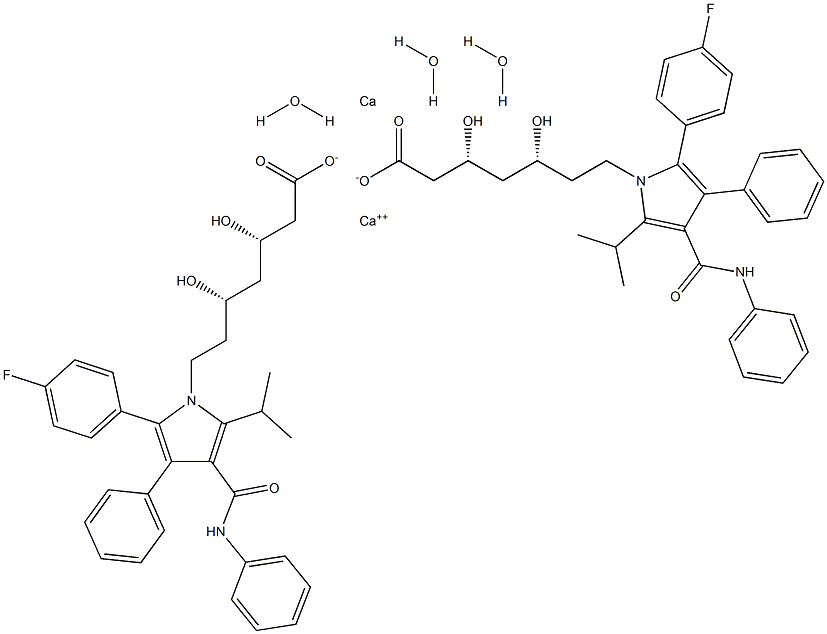 Atorvastatin Calcium Trihydrate EP Impurity B Struktur