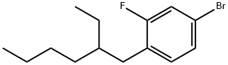 4-bromo-1-(2-ethylhexyl)-2-fluorobenzene Struktur