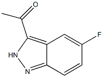 1-(5-Fluoro-2H-indazol-3-yl)-ethanone Struktur