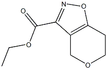 6,7-Dihydro-4H-pyrano[3,4-d]isoxazole-3-carboxylic acid ethyl ester Struktur