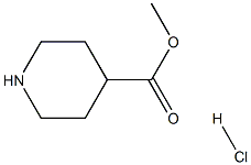 4-piperidinic acid methyl ester hydrochloride Struktur