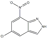 5-Chloro-7-nitro-2H-indazole Struktur