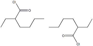 2-ETHYLHEXANOYL CHLORIDE 2-Ethylhexanoyl chloride Struktur