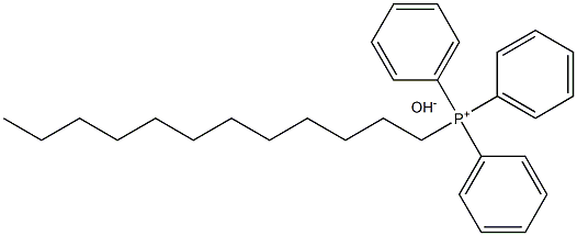 Dodecyltriphenylphosphonium hydroxide Struktur