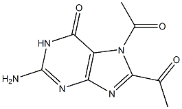 Diacetyl guanine Struktur