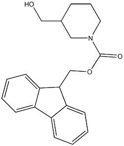 N-FMOC-piperidine-3-methanol Struktur