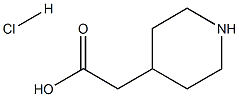 4-piperidine acetate hydrochloride Struktur