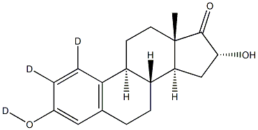 16a-Hydroxyestrone-d3 Struktur