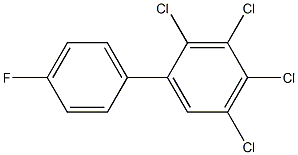 4'-FLUORO-2,3,4,5-TETRACHLOROBIPHENYL Struktur