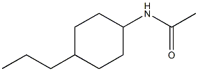 N-ACETYL-4-N-PROPYLCYCLOHEXYLAMINE Struktur