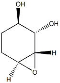 TRANS-3,4-EPOXYCYCLOHEXANE-1-TRANS-2-DIOL Struktur