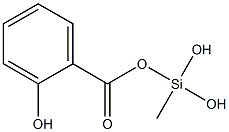 METHYLSILANETRIOLSALICYLATE Struktur