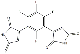 TETRAFLUORO-(META-PHENYLENE)DIMALEIMIDE Struktur