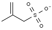 METHALLYLSULPHONATE Struktur