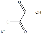 MONOHYDROGEN-MONOPOTASSIUMOXALATE Struktur