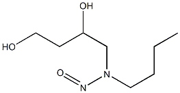 1,3-BUTANEDIOL,4-(BUTYLNITROSOAMINO)- Struktur