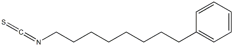 8-PHENYLOCTYLISOTHIOCYANATE Struktur