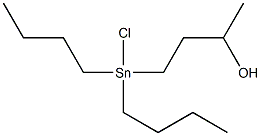 3-HYDROXYBUTYLDIBUTYLTINCHLORIDE Struktur