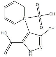 1-SULPHOPHENYL-3-CARBOXY-5-HYDROXYPYRAZOLE Struktur