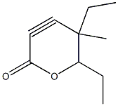 DIETHYLDIMETHYLBUTYROLACTONE Struktur