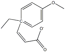 1-Ethyl p-methoxy-cis-cinnamate Struktur