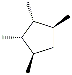 1,trans-2,trans-3,cis-4-tetramethylcyclopentane Struktur