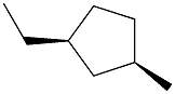 1-methyl-cis-3-ethylcyclopentane Struktur