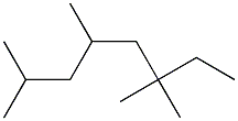 2,4,6,6-tetramethyloctane Struktur