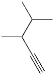 3,4-dimethyl-1-pentyne Struktur