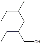 4-methyl-2-ethyl-1-hexanol Struktur