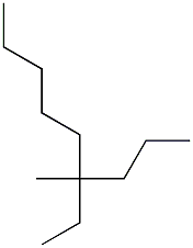 4-methyl-4-ethylnonane Struktur