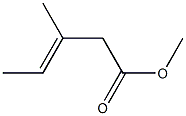 methyl 3-methyl-3-pentenoate Struktur