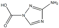 3-AMINO-1,2,4-TRIAZOLE CARBOXYLIC ACID Struktur