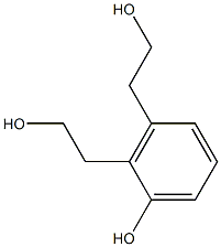 2,3-BIS (2-HYDROXYETHYL) PHENOL Struktur