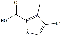 4-BROMO-3-METHYL-2-THIOPHENE CARBOXYLIC ACID Struktur