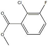 2-CHLORO-3-FLUOROBENZOIC ACID METHYL ESTER Struktur