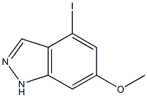 4-IODO-6-METHOXYINDAZOLE Struktur