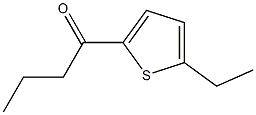 2-BUTANOYL-5-ETHYLTHIOPHENE Struktur