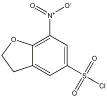 7-nitro-2,3-dihydro-1-benzofuran-5-sulphonyl chloride Struktur