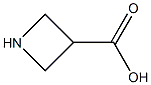 Azetidine 3-formic acid Struktur