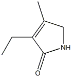 3-ETHYL-4-METHYL-2,5-DIHYDRO-1H-PYRROL-2-ONE Struktur