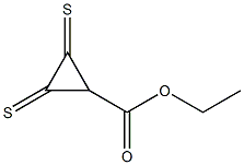 ETHYL DITHIOCYCLOPROPANECARBOXYLATE Struktur