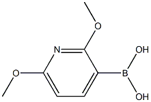 (2,6-DIMETHOXYLPYRIDIN-3-YL)BORONIC ACID Struktur